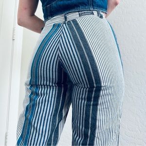 Blue Pinstripe Rockies